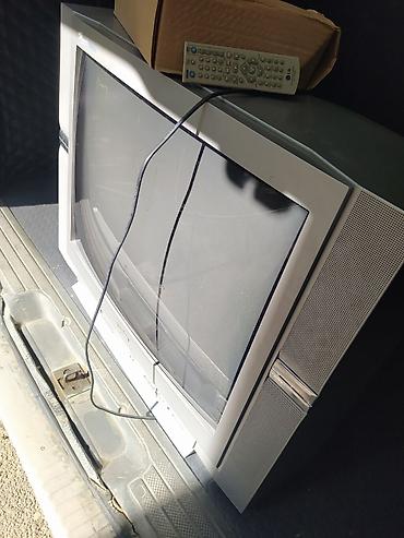 ТВ и видео: SANYO CRT televizor - Marka/model: SANYO (ekranda “SANYO” loqosu), ön — 2
