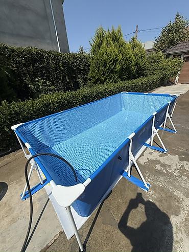 intex havuz: 4.50x2.20x84 sm Metal karkaslı yerüstü hovuz - Tip: Çərçivəli — 1
