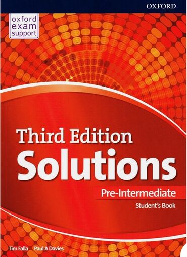 9 класс: Solutions 3rd edition Pre-Intermediate ОРИГИНАЛ учебники по