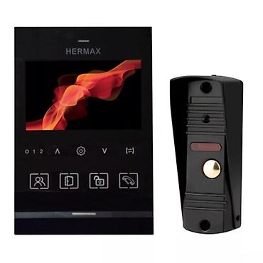 Hermax HR-LA-04M+HE-ST-60P Black Kit 🟢Rəsmi iş yeri olan və