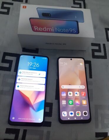 samsung note 9 qiymeti: Xiaomi Redmi Note 9S, 128 GB, rəng - Ağ, 
 Barmaq izi, İki sim kartlı