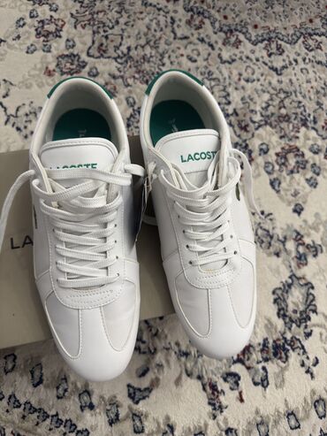 Кроссовки и спортивная обувь: Мужские кроссовки, 42, Lacoste, Новый, цвет - Белый, Самовывоз