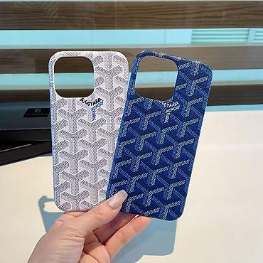 Техника и электроника: Goyard naxışlı, qoruyucu örtüklər dəsti. Telefon örtüyü cihazı — 2