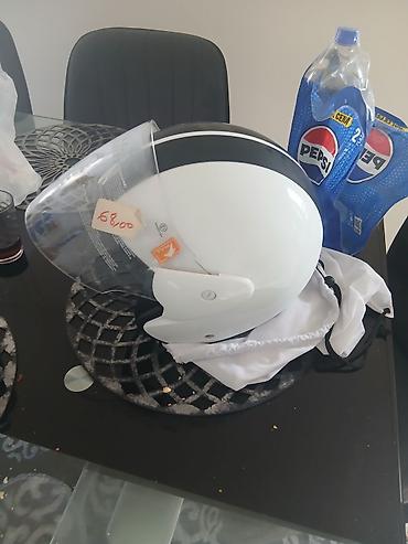 Oprema za bicikliste: Otvorena (jet) kaciga za skuter/motocikl - Brend: Sparco (plavo-bela) — 7