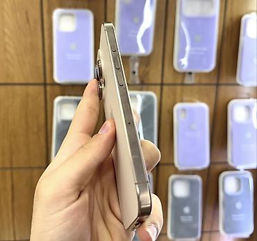 iphone es5: IPhone 16 Pro, 256 GB, Desert Titanium, Zəmanət, Simsiz şarj, Face ID — 3