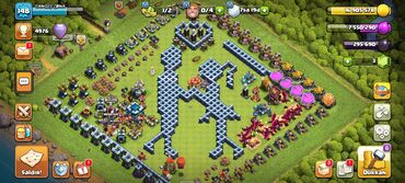 video reqstrator: Bu Clash of Clans hesabı yüksək səviyyəli kənd və resurslarla təchiz