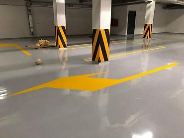 Напольные работы: Эпоксидные полы под ключ Профессиональный монтаж наливных эпоксидных — 5