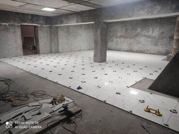 Kafel və metlax: Qranit effektli böyük format döşəmə plitələri – tünd boz - Material — 23