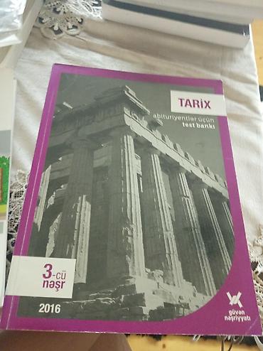 Тесты: Məhsul: “Tarix – abituriyentlər üçün test bankı” - Nəşriyyat: Güvən — 1
