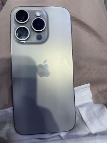 IPhone 15 Pro, 128 GB, Natural Titanium, Simsiz şarj, Face ID, Sənədlərlə lalafo.az -da IPhone 15 Pro, 128 GB, Natural Titanium, Simsiz şarj, Face ID, Sənədlərlə