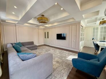 купить квартиру токмок: 3 комнаты, 102 м², Элитка, 9 этаж, Дизайнерский ремонт