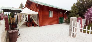 аренда коттеджей на иссык куле: Коттедж, Сруб ЦО Радуга West, Кош-Кол, SPA, Барбекю, Баскетбольная площадка