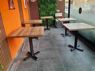 masa metal: Kvadrat masa, Açılmayan, Teksturalı laminat, Azərbaycan, 1 il zəmanət, Kredit yoxdur, Pulsuz quraşdırılma — 1