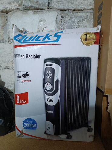 quicks elektrik mallari: Yağ radiatoru, Quicks, Kredit yoxdur, Ünvandan götürmə, Ödənişli çatdırılma