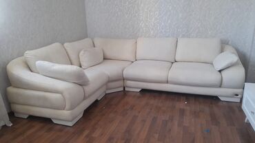 Комнатные растения: Угловой диван, Б/у, Раскладной