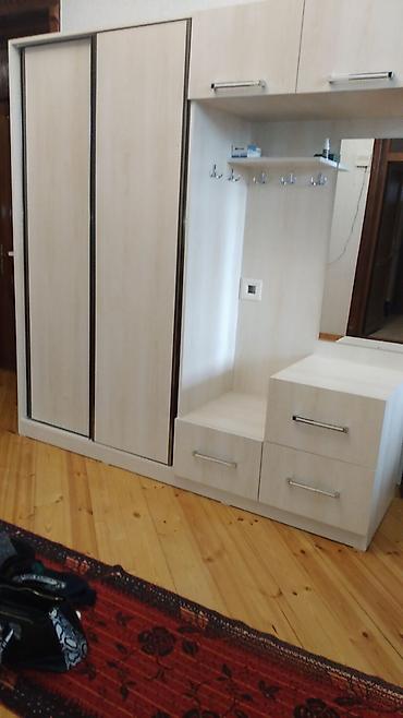 ustular: Açıq ağac tonlarında modul dəhliz dolabı - Material: laminat/LDSP — 1
