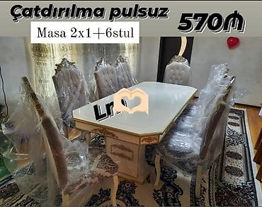 madeyra stol stul qiymetleri: Masa ve oturacaq — 1