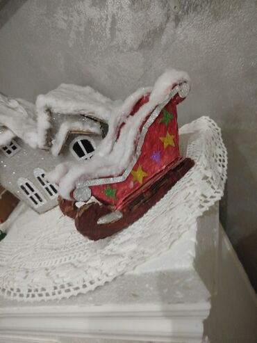 Praznična dekoracija: Set ukrasa, bоја - Bela, Novo — 3