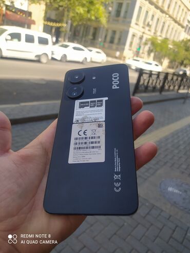 poco telefonlar: Poco C65, 256 GB, rəng - Qara, Zəmanət, Sensor, Barmaq izi