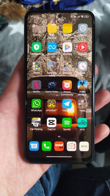 telefon ekran qoruyucu: Xiaomi Redmi Note 12S, 256 GB, rəng - Qara, 
 Barmaq izi, Face ID