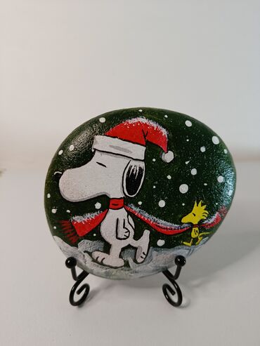 Şəkillər, tablolar: Роспись на натуральном камне, выполненная вручную акриловыми красками — 7