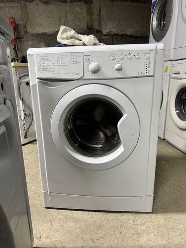 Стиральные машины: Стиральная машина Indesit, Б/у, Автомат, До 6 кг, Компактная — 17