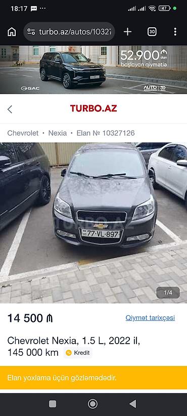 neksiya: Chevrolet Nexia: 1.5 l | 2022 il 143000 km Sedan — 1