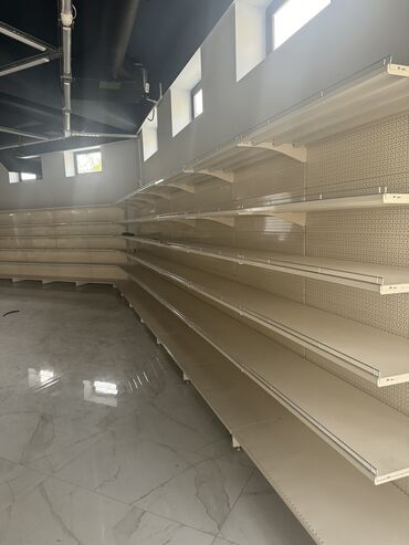 Стеллажи: Витрины, стеллажи, полки торговые металлические б/у, полка магазинная — 11