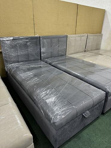 Односпальные кровати: Кровать Односпальные кровати высокого качество паралон Россия ткань — 14