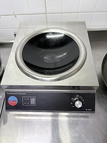 wok: Индукционная плита, Б/у, Настольная, Механическая, Полная оплата — 1