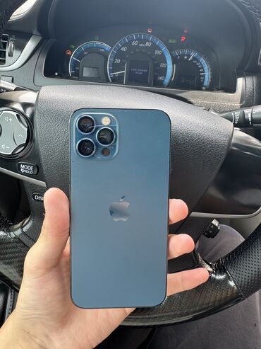 номера для телефона: IPhone 12 Pro, Б/у, 128 ГБ, Синий, 86 %
