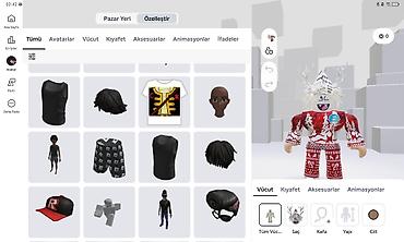 kalem: Roblox hesabı – çoxlu ödənişli aksessuar və geyimlərlə dolu kolleksiya — 5