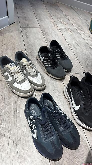 форсы мужские: Мужские кроссовки, 41, 41.5, 42, Nike, Б/у, цвет - Черный — 2