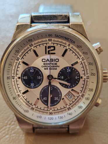 komandirski saat: Casio saatı. Original yapon saatı. Kvarc mexanizm. Hər bir funksiyası