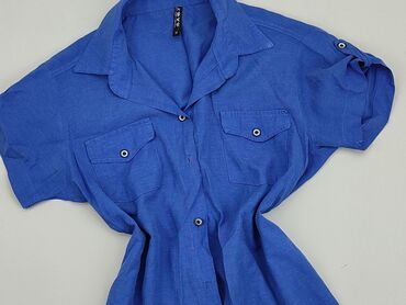 bluzki na krótki rękaw damskie plus size: Koszula Damska, M, stan - Dobry