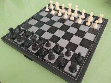 Шахматы: Sahmat mini 30sm×30sm materiali kapronandi
