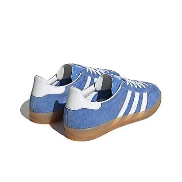 адидас газели: Adidas GAZELLE INDOOR — унисекс кроссовки - Цвет: небесно‑синий верх — 2