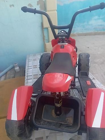 Детские электрокары: Uşaq elektrik kvadrosikleti - Rəng: qırmızı/qara, idman üslubunda — 3