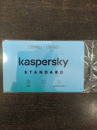 stikeri za laptop: Kaspersky STANDART 3 PC 1 illik Kaspersky Standart 3 kompüter üçün 1