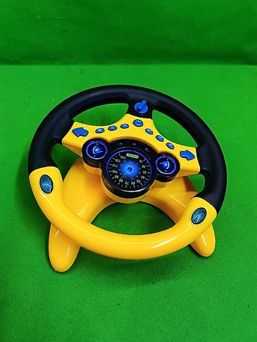 руль игрушки: Руль игрушка музыкальная на присосках🚘 Комплектация товара: руль, 3 — 6
