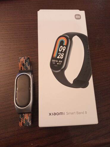 Xiaomi smart band 8 состояние идеальное зарядка и два ремешка в