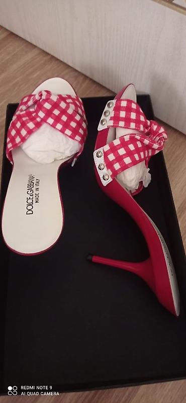 Tuflilər: Tuflilər, Dolce & Gabbana, Ölçü: 38, rəng - Qırmızı, Yeni — 3