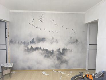 Поклейка обоев: Поклейка обоев, Демонтаж старых обоев | Флизелиновые обои, Фотообои, Виниловые обои Больше 6 лет опыта — 20