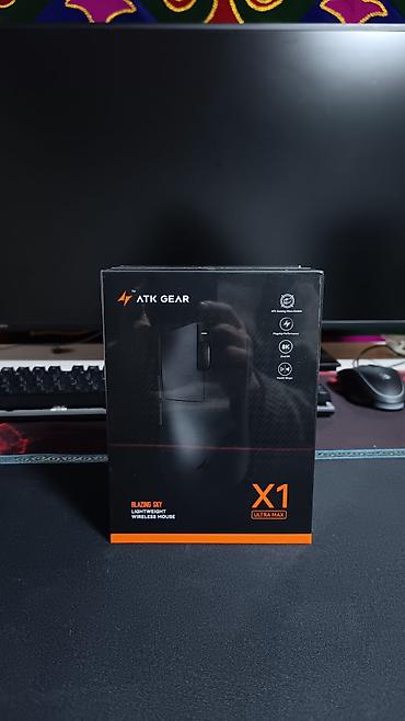 Компьютерные мышки: ATK X1 V2 ULTRA MAX 2.0 Paw 3395 ultra. Nordic 54L15. 8k частота — 8