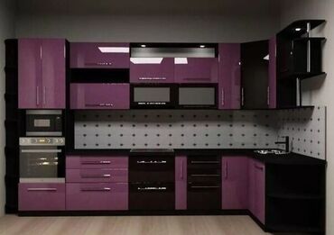 Sifarişlə mətbəx mebeli: Sifarişlə mətbəx dəsti, Özü çəkən petlələr, Sadə laminat, Kredit var, Rayonlara çatdırılma, Pulsuz çatdırılma — 20