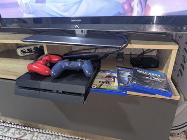 PS4 (Sony PlayStation 4): Продам PS4 500gb slim состояние отличное не шумит и не греется не