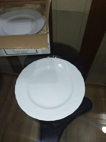 тарелка: Тарелки, цвет - Белый, Чехия