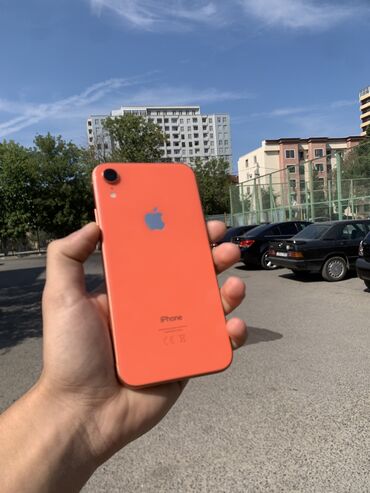 iphone xr satilir: IPhone Xr, 64 GB, Mərcanı