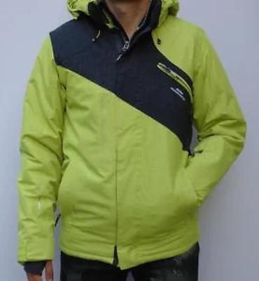 Zimske jakne: Muška zimska/ski jakna – limeta zelena sa crnim panelom - Topao — 19