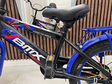 фингер бмх: Детский велосипед BMX в черно-синем цвете. Яркий и практичный вариант — 9